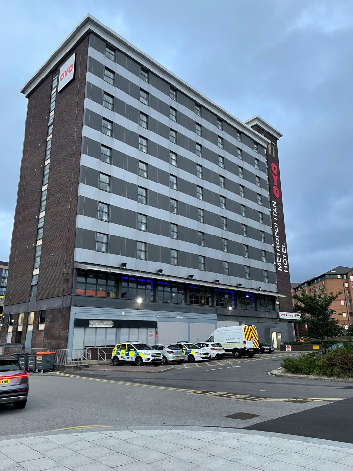 Police said a boy died after falling from a window at the OYO Sheffield Metropolitan Hotel on Blonk Street.