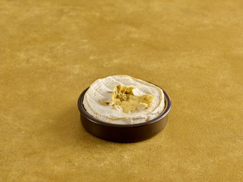 When baked to perfection the camembert becomes creamy