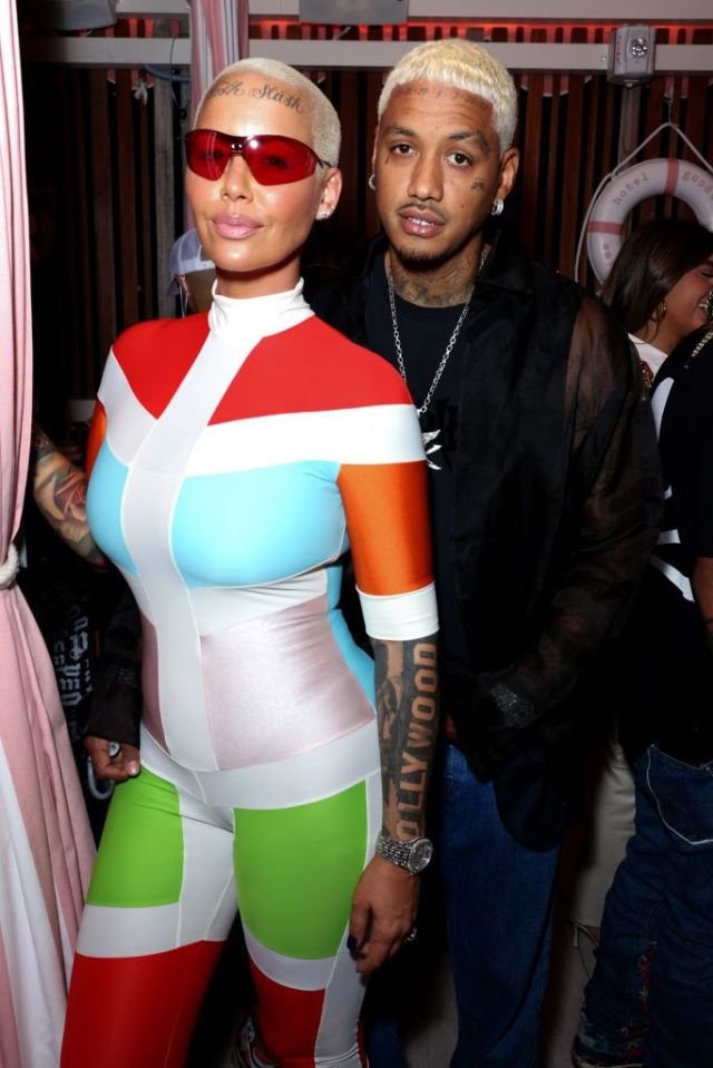 He previously dated model Amber Rose