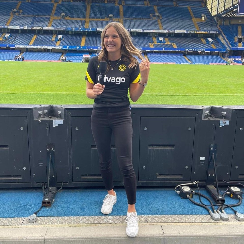 Olivia Buzaglo hosted an open training day for Chelsea supporters at Stamford Bridge