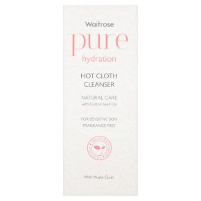 Why spend £7 on the Waitrose Hydration Hot Cloth Cleanser...