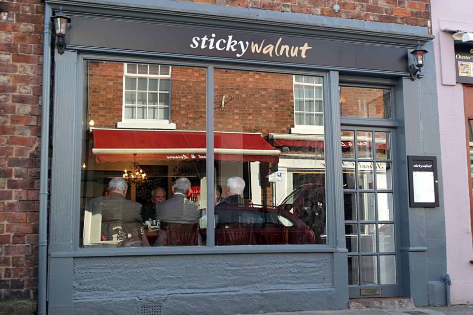 He was defending the Sticky Walnut - a local bistro in Cheshire