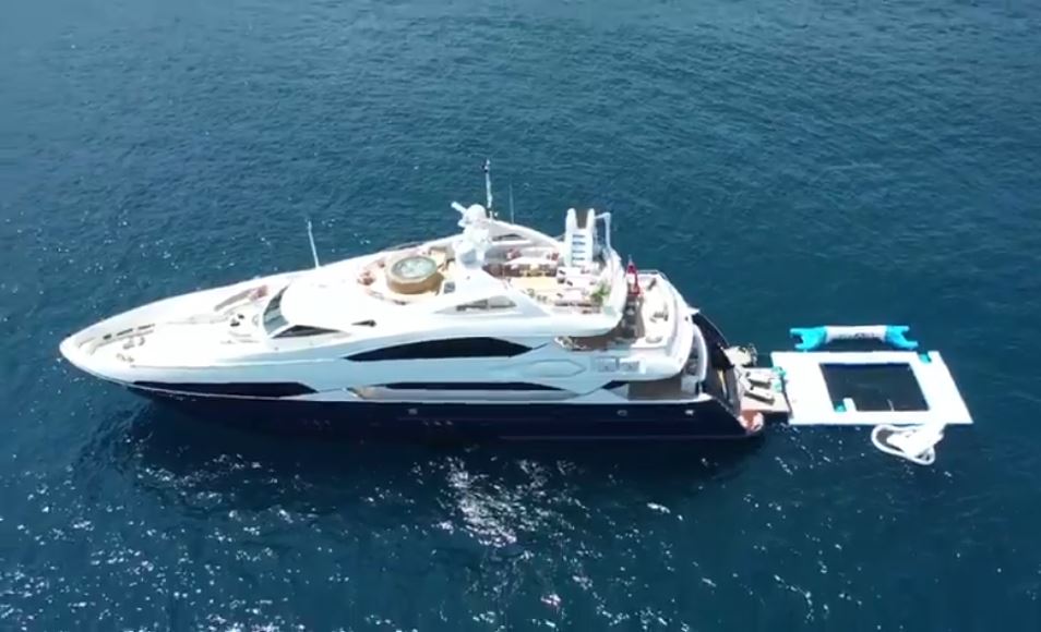 McGregor owns a luxury super yacht