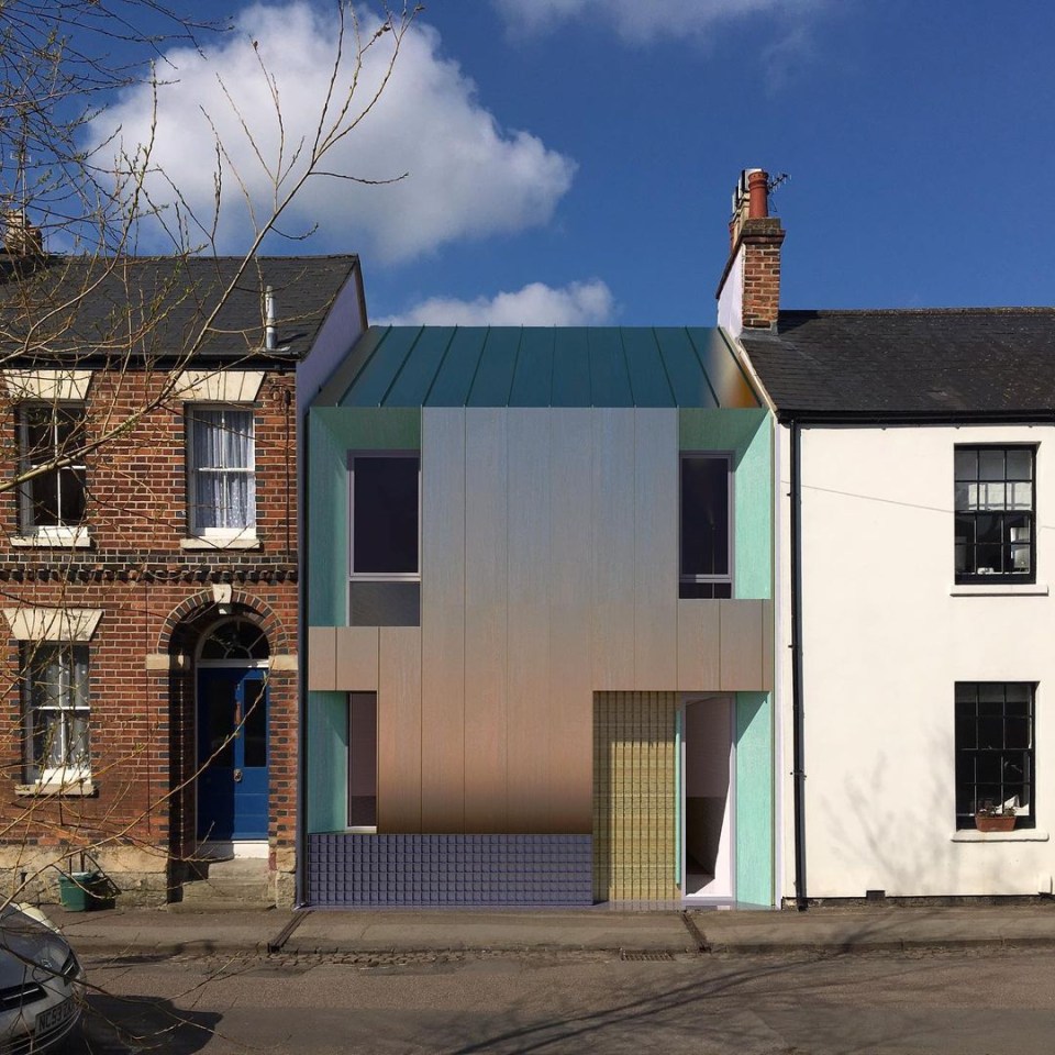 An ultra-modern copper-clad yoga studio has sparked fury on 'Oxford's best residential street'