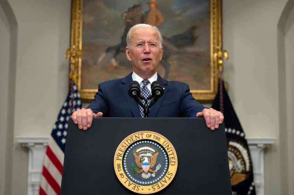 Joe Biden cited the threat from ISIS-K as to why the US were sticking to the August 31 deadline