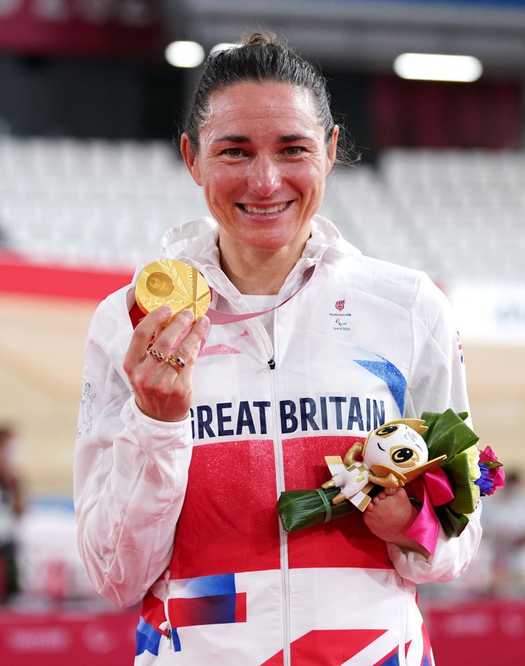 Sarah Storey picked up Team GB's first gold medal of the Tokyo 2020 Paralympics