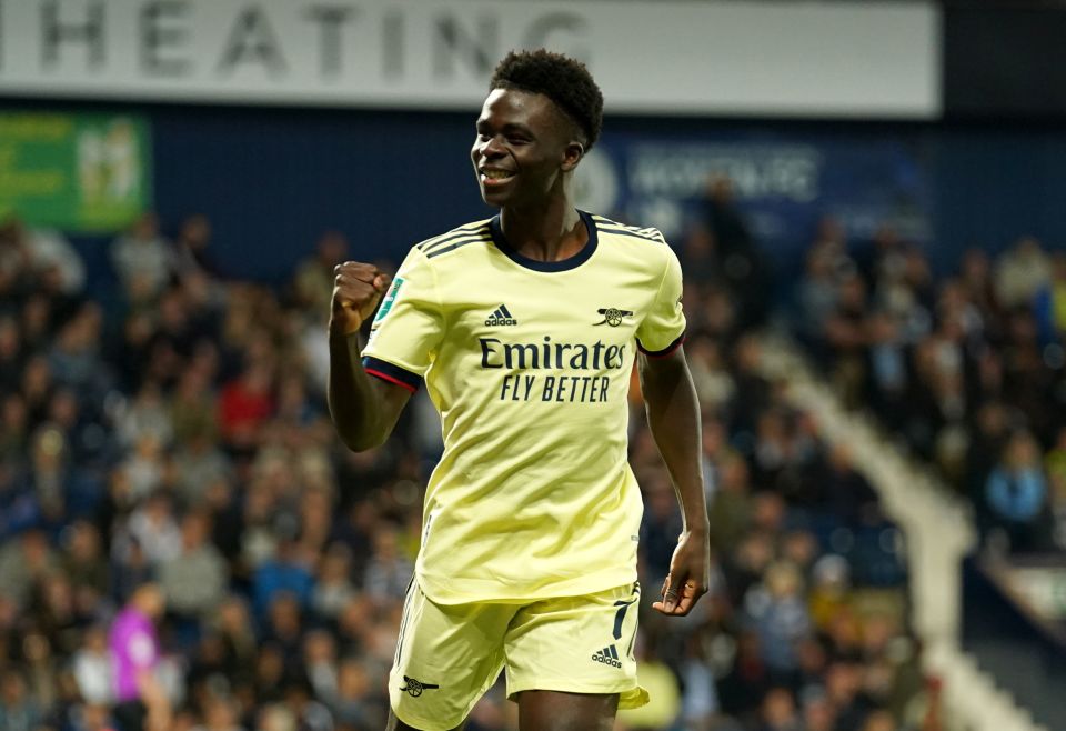 Bukayo Saka was also on the scoresheet as the Gunners picked up their first win of the season