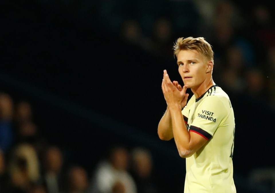 Martin Odegaard missed an open goal on his debut but made up for it with a gorgeous assist