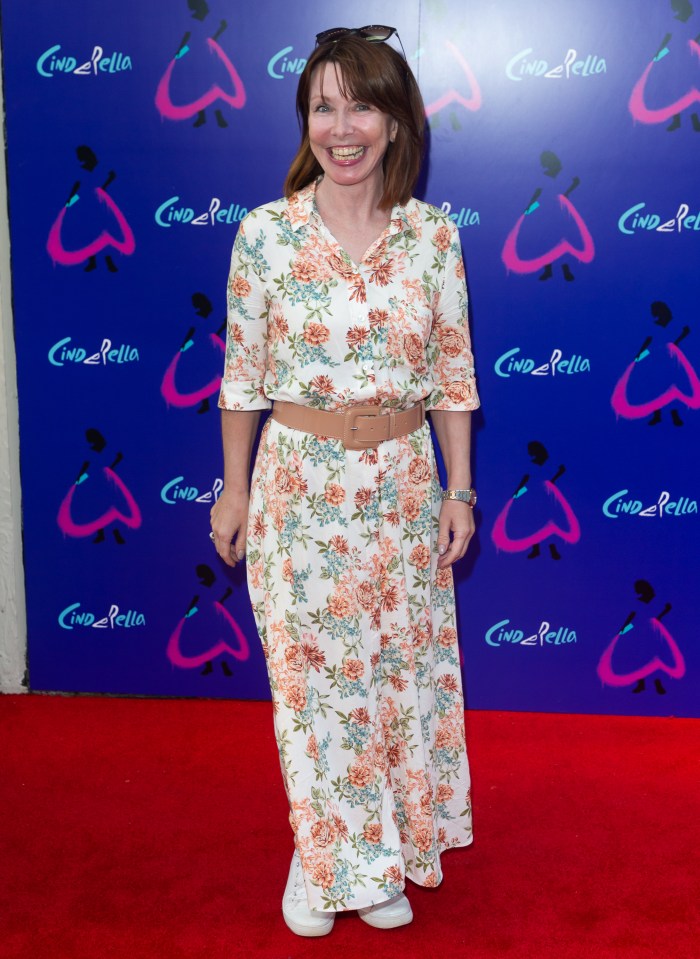 Kay Burley wore a summery floral two piece