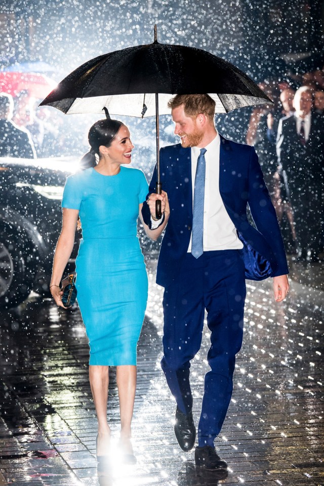 Magic moment here of Meghan Markle and Prince Harry attending the Endeavour Fund Awards at Mansion House in London, March 5 2020