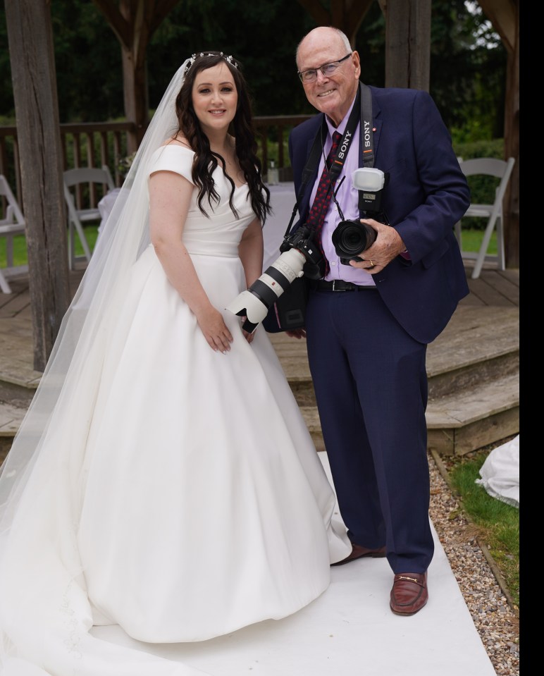 Bride Donna with Sun Royal Photographer Arthur Edwards