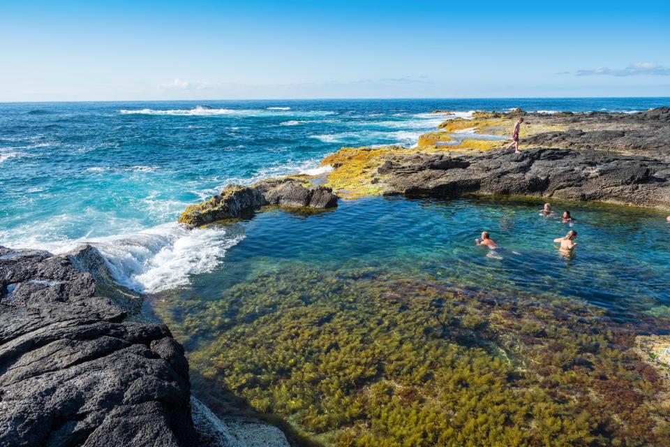 The Azores have amazing natural rock pools and spings