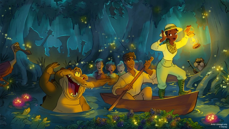 Disney has revealed new pics of the Princess & the Frog ride