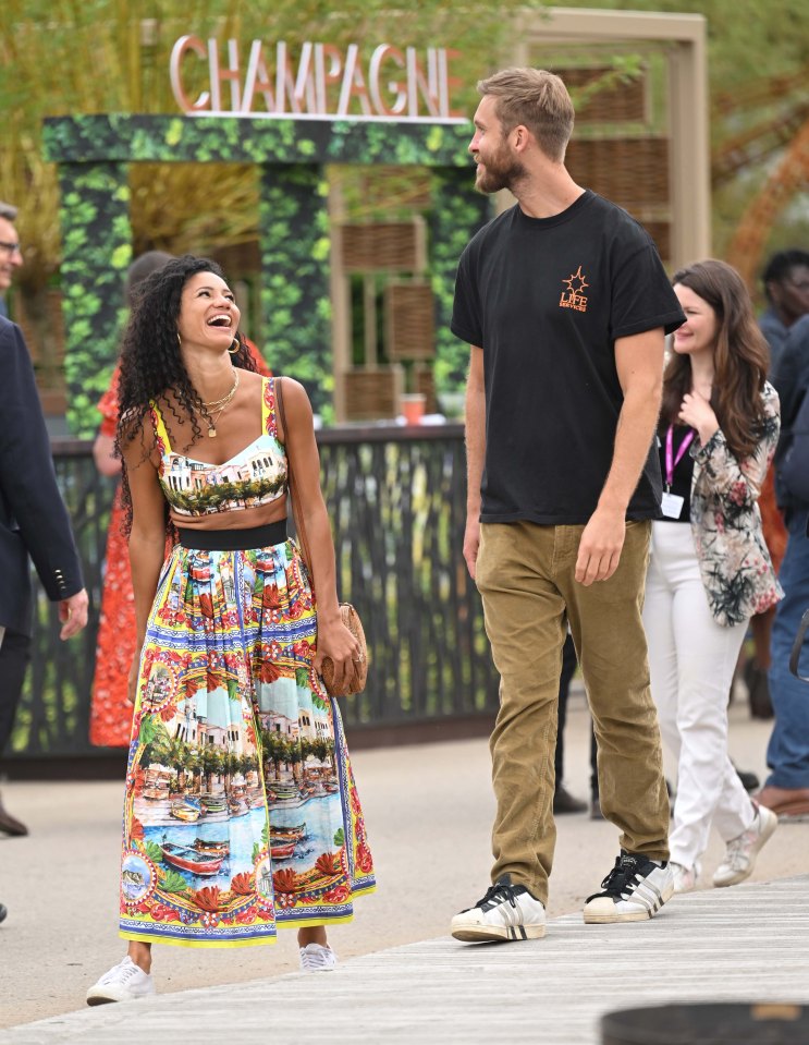 Vick Hope and Calvin Harris are engaged