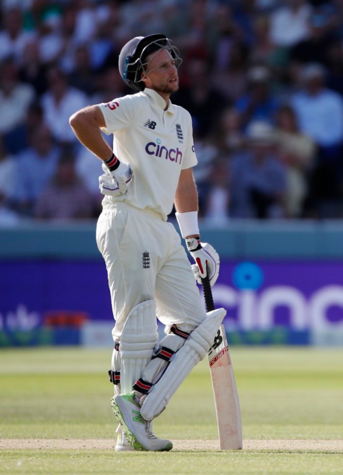 It was a long day for Root but the England captain showed little sign of fatigue