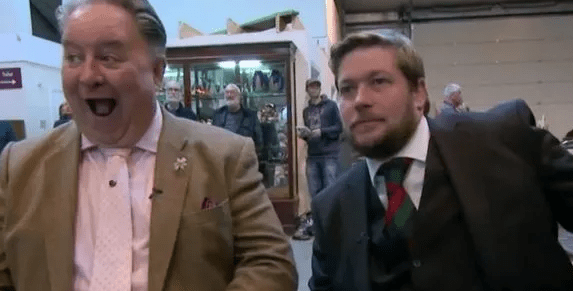 Antiques Road trip expert Steven was left stunned after a profitable purchase