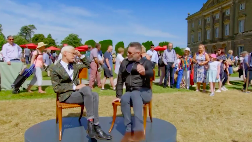 Mark values the chairs at a whopping £4,000 each much to the guest's delight