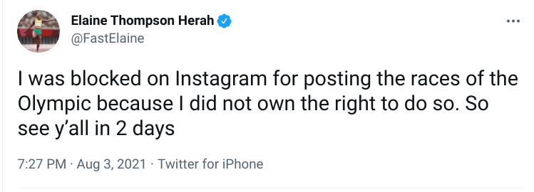 The 29-year-old wasn't impressed by Instagram