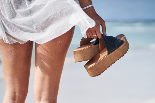 Sandals could cause you problems in an emergency situation