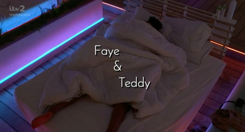 Fans think Teddy was on top of Faye