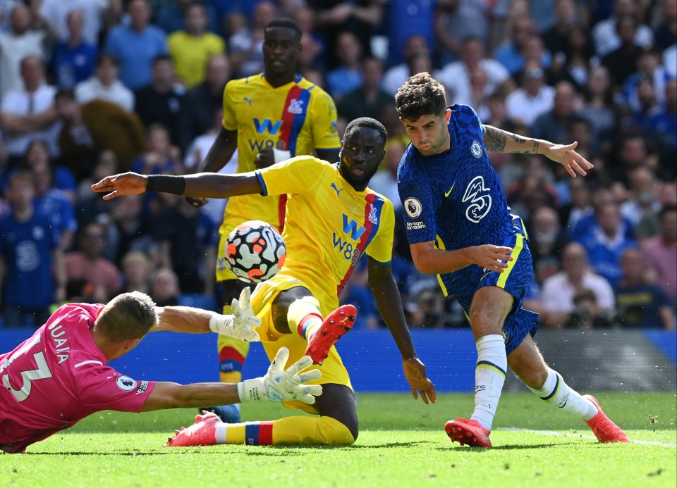 Christian Pulisic continued his fine goalscoring form against the Eagles