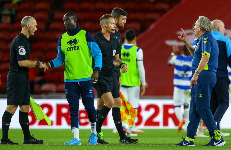 Warnock was blasted by a ref charity for "encouraging abuse"