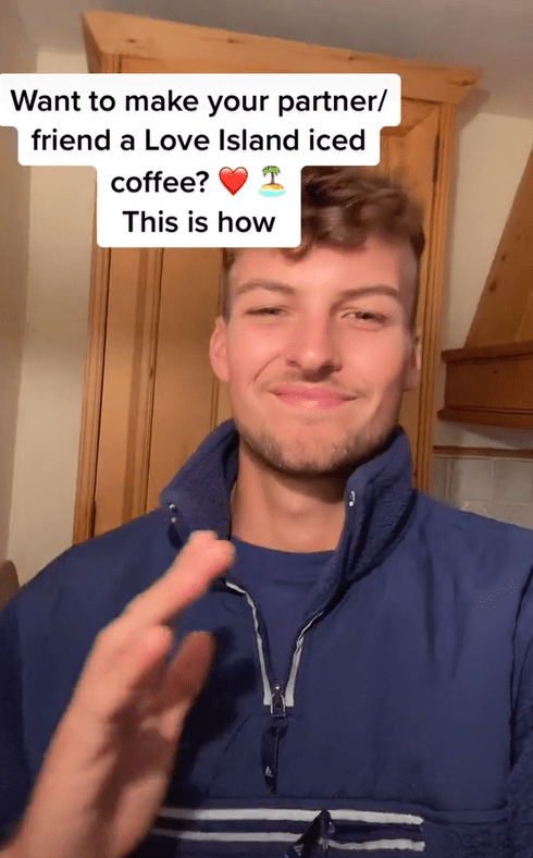 Hugo has revealed how to make the famous Love Island coffee