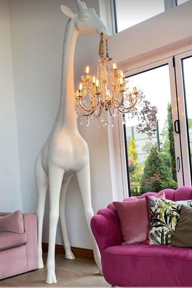 Gemma was 'over the moon' with her new chandelier