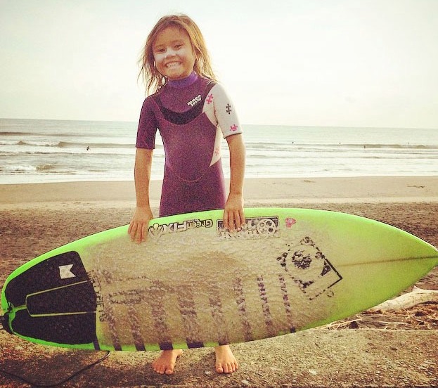 And the 13-year-old now has her eyes on surfing at the 2024 Olympics