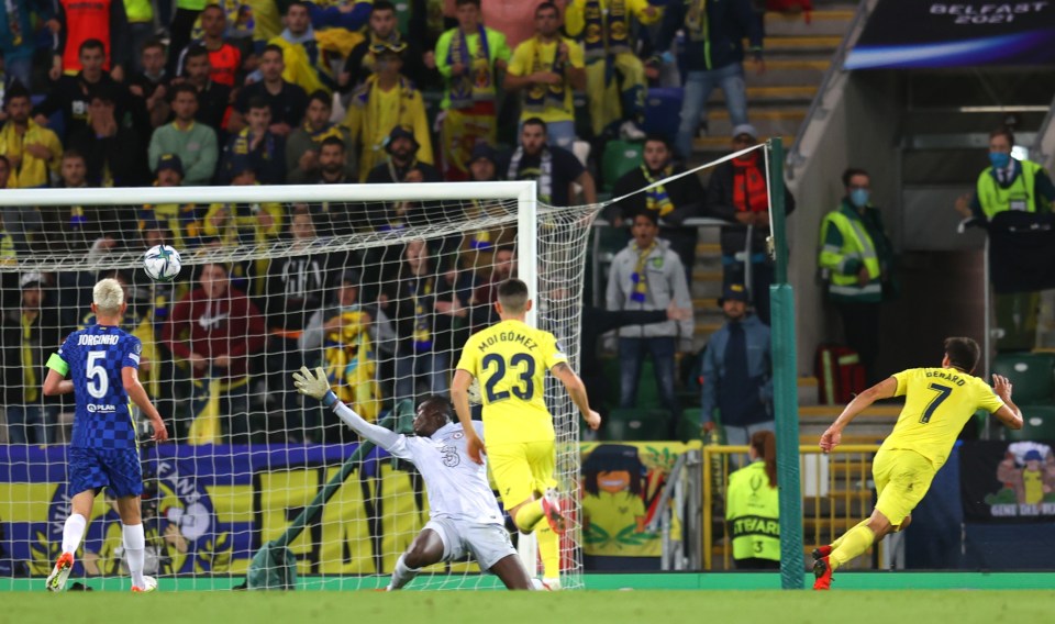 Spain striker Gerard Moreno slots Villarreal level in the 73rd minute