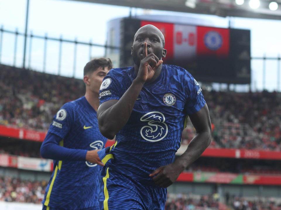 Romelu Lukaku bagged his first goal of the season after 15 minutes