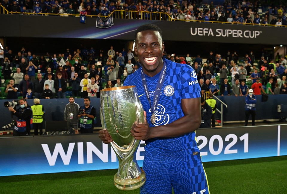 Zouma recently helped Chelsea win the Uefa Super Cup