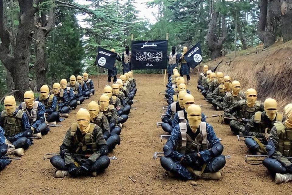 Propaganda photos released by ISIS-K in Afghanistan showing their fighters