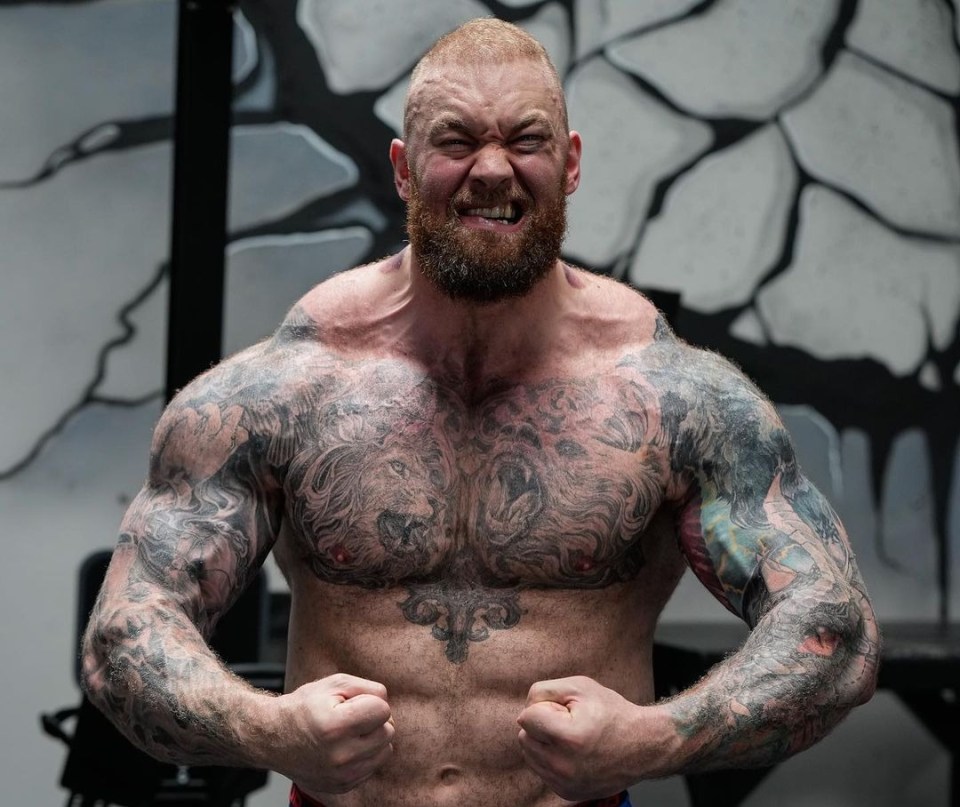 Bjornsson is fighting armwrestling icon Devon Larratt this month