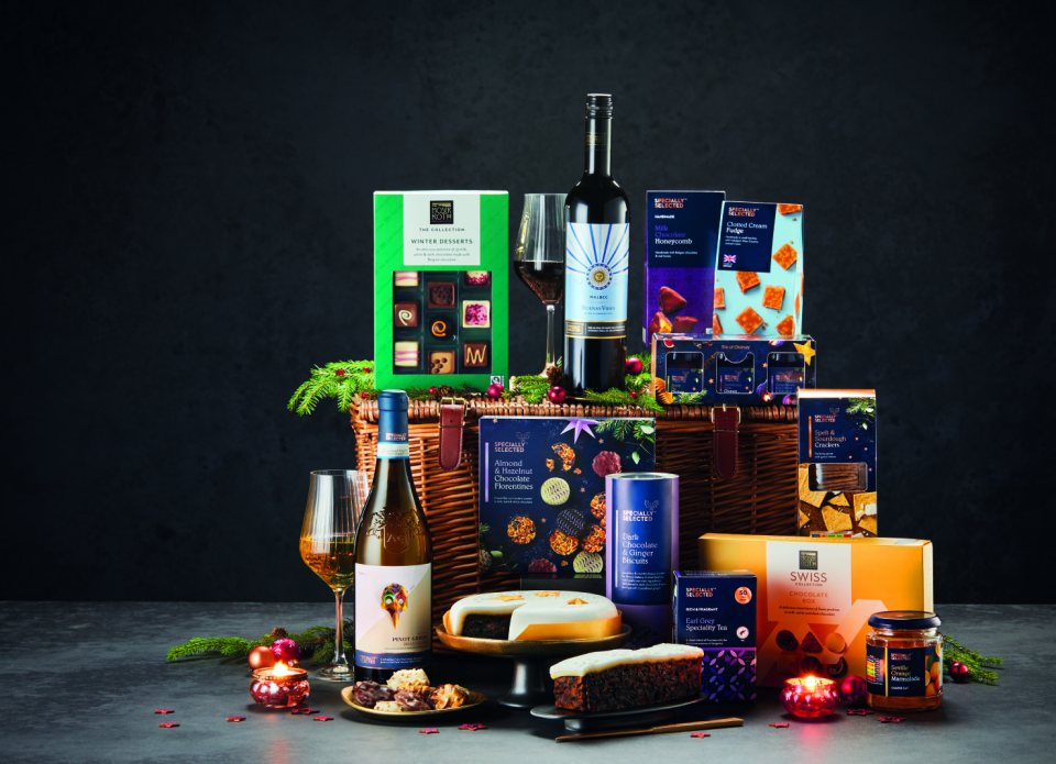 There are nine different hampers available in Aldi's range