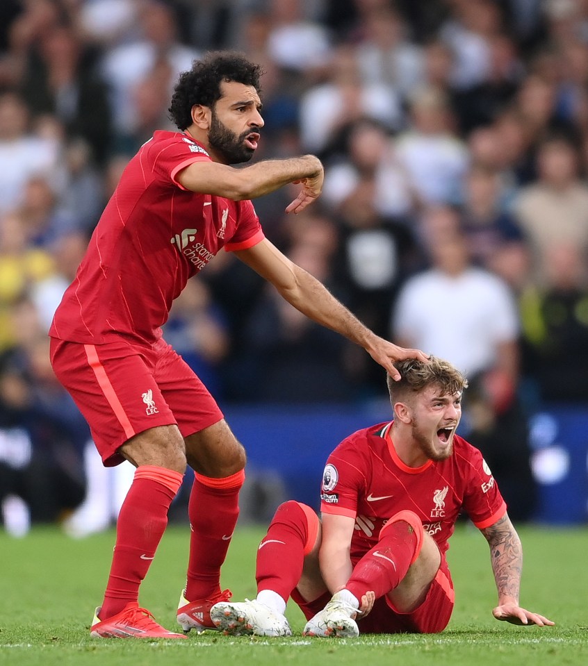 Mo Salah was right next to Elliott when the tackle took place and immediately called for medical help