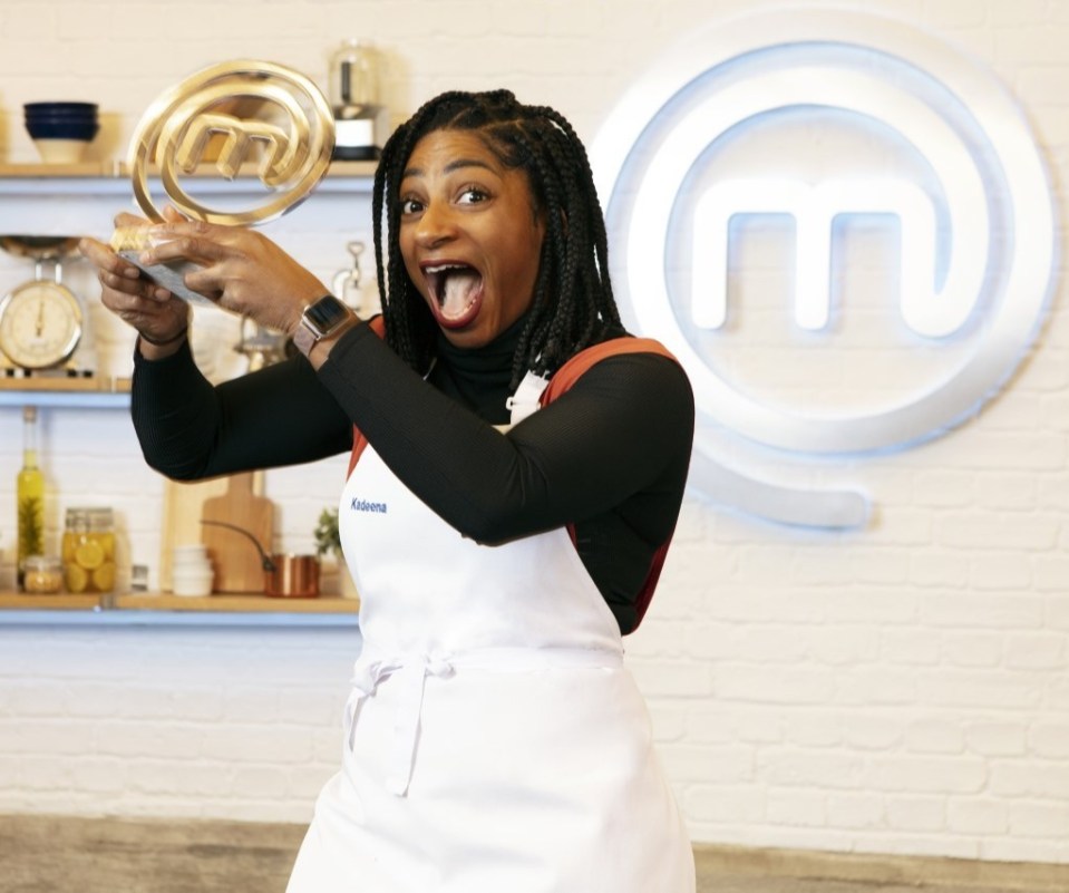 Kadeena Cox was tonight crowned the winner of MasterChef 2021