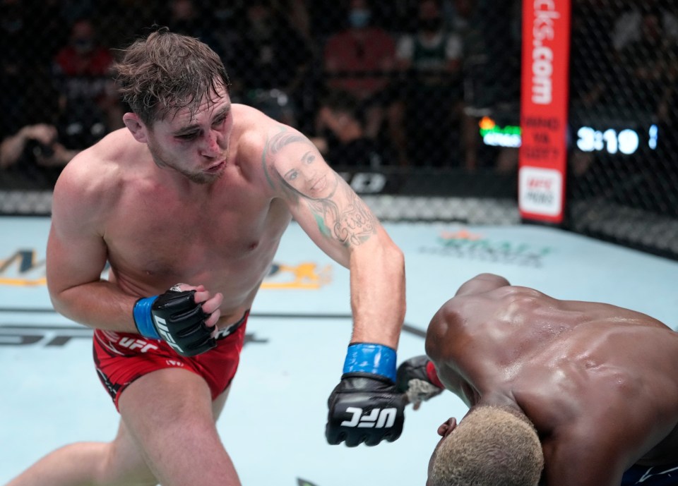 Darren Till did find a home for his heavy left hand