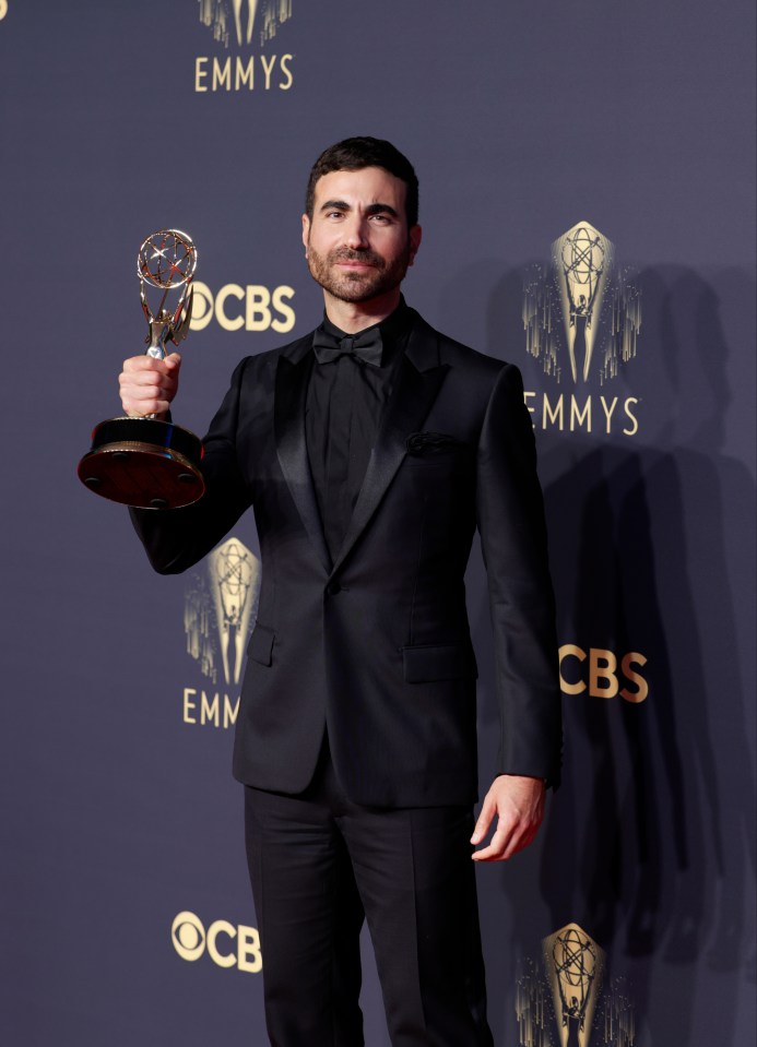 Brett Goldstein plays professional footballer Roy Kent, who much like his foul mouthed character had to be bleeped during his acceptance speech