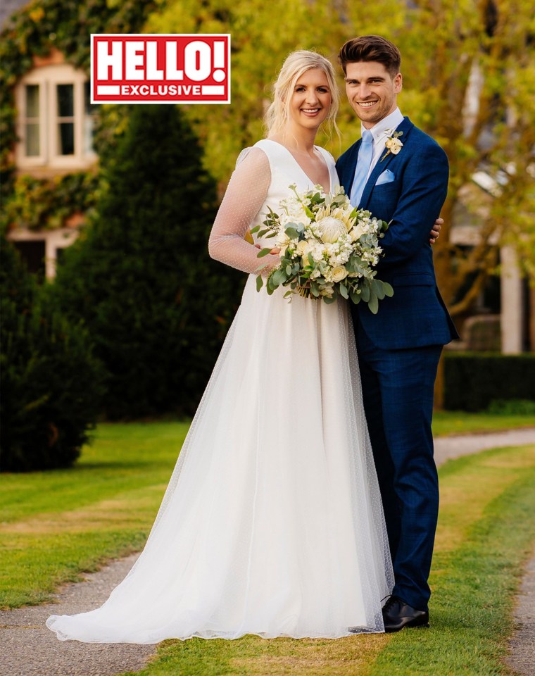 Rebecca Adington has married boyfriend Andy Parsons