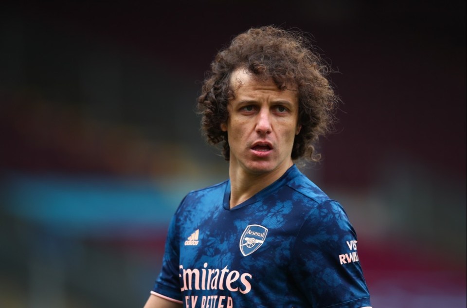 David Luiz left Arsenal in the summer after two years at the club