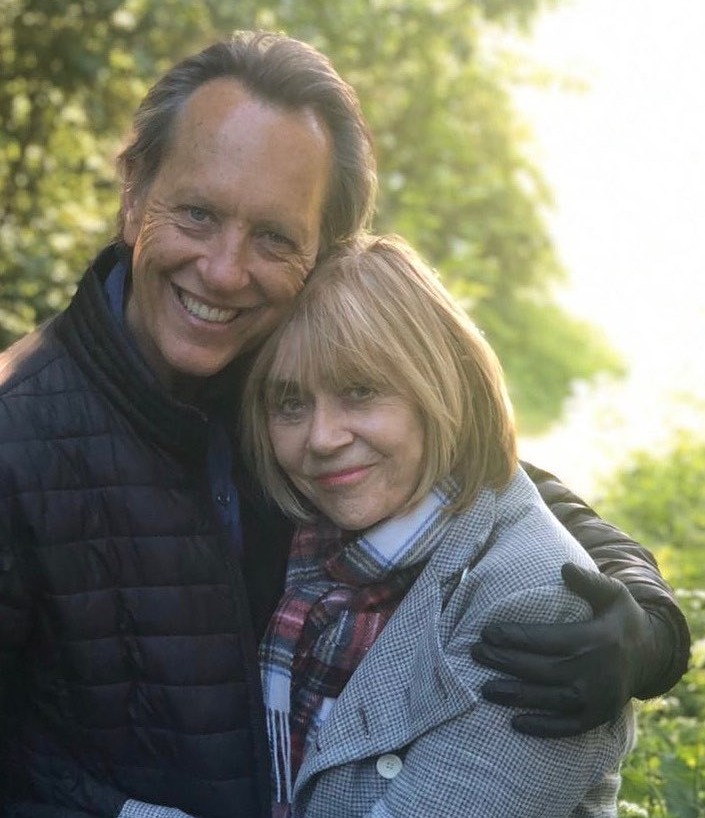 Richard E Grant paid a heartbreaking tribute to his late wife Joan today