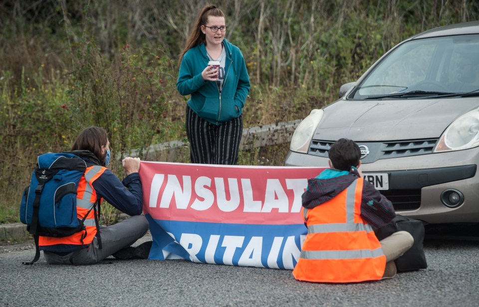 Insulate Britain disrupted traffic on the M25 in September 2021