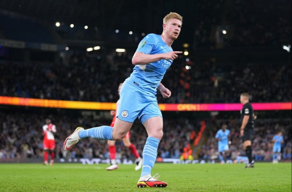 Kevin De Bruyne scored on his first start of the season