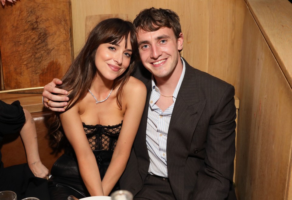 Dakota Johnson and Paul Mescal attend Netflix's The Lost Daughter reception in New York