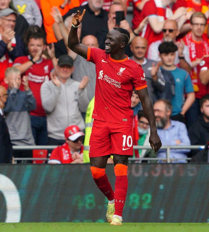 Sadio Mane sent Liverpool on their way to victory against Crystal Palace