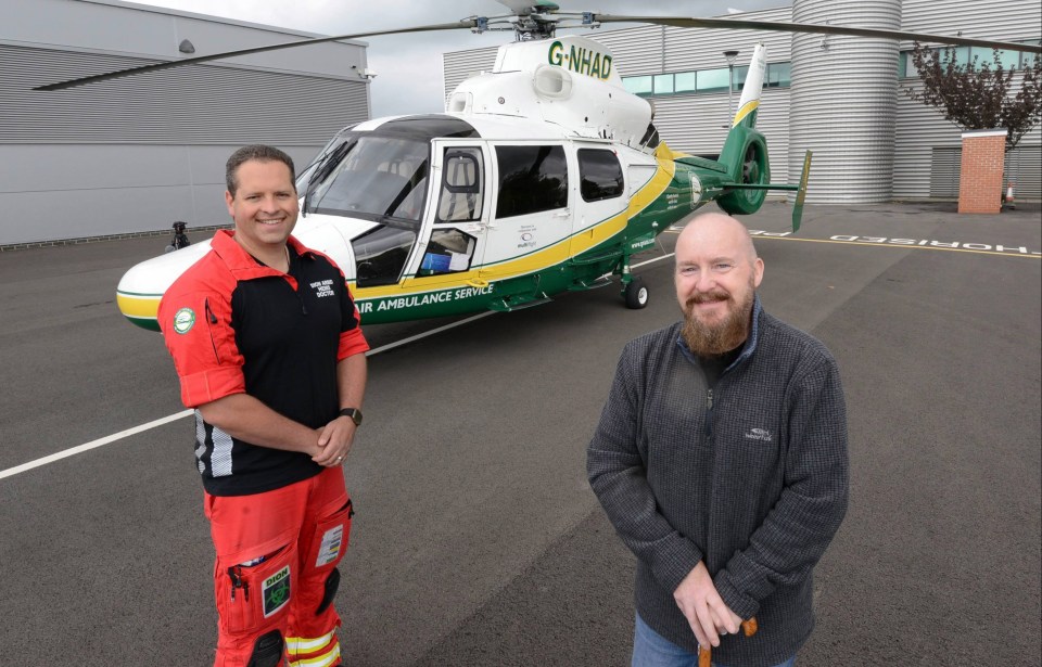 Dr Arbid saved the life of Darren Crumpler when he was in a sky diving accident