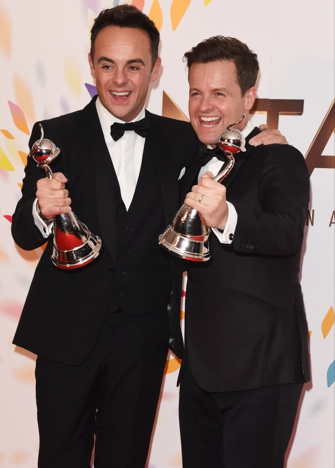 Ant and Dec are 'terrified' they will lose out on their 20th NTA gongs