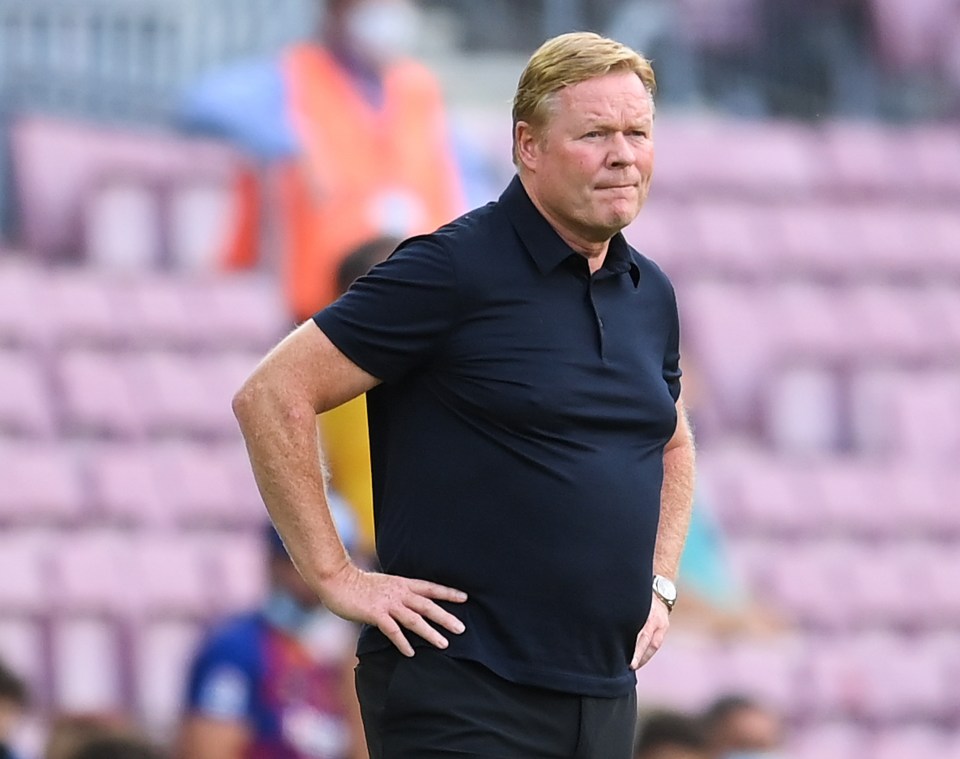 Koeman lost star man Lionel Messi this summer after the club were unable to re-sign him due to the salary cap