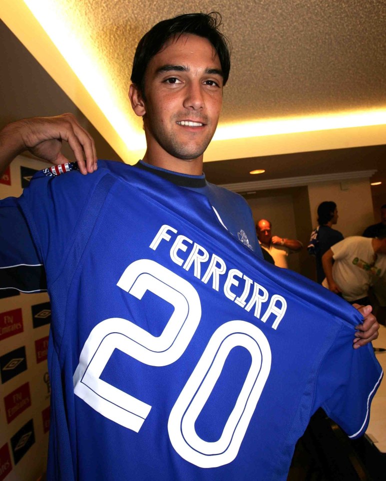 Ferreira went on to become a Chelsea legend